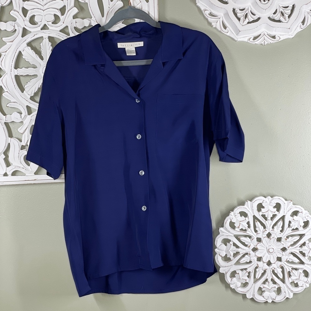 Vintage The Limited Button Down Tee Collared